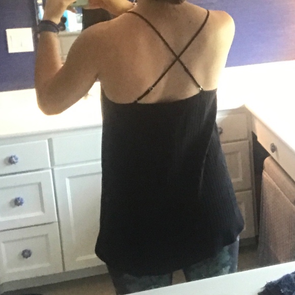 Madison Marcus Silk Cross Back Tank Top - Picture 7 of 7